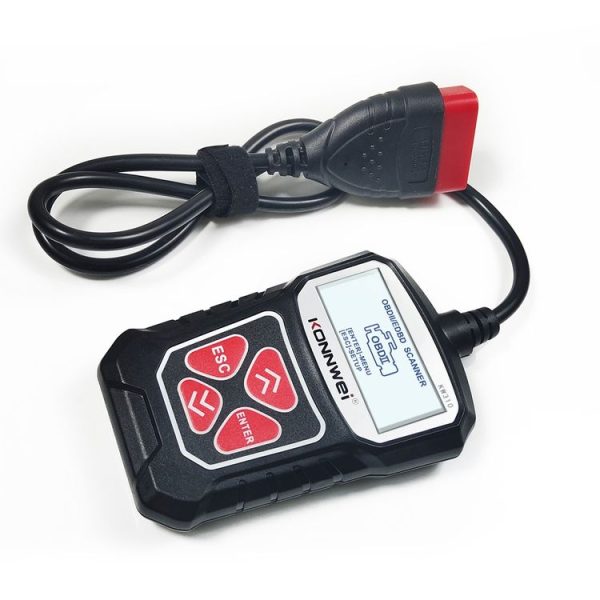 KONNWEI KW310 OBD Car Fault Detector Code Reader ELM327 OBD2 Scanner Diagnostic Tool (Black) - Image 3