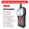 KONNWEI KW310 OBD Car Fault Detector Code Reader ELM327 OBD2 Scanner Diagnostic Tool (Black) - Image 9