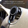 X6 Car Air Outlet Vent Mount Clamp Holder 15W Fast Charging Qi Magnetic Wireless Charger - Image 6