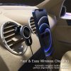 X6 Car Air Outlet Vent Mount Clamp Holder 15W Fast Charging Qi Magnetic Wireless Charger - Image 7