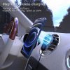 X6 Car Air Outlet Vent Mount Clamp Holder 15W Fast Charging Qi Magnetic Wireless Charger - Image 9