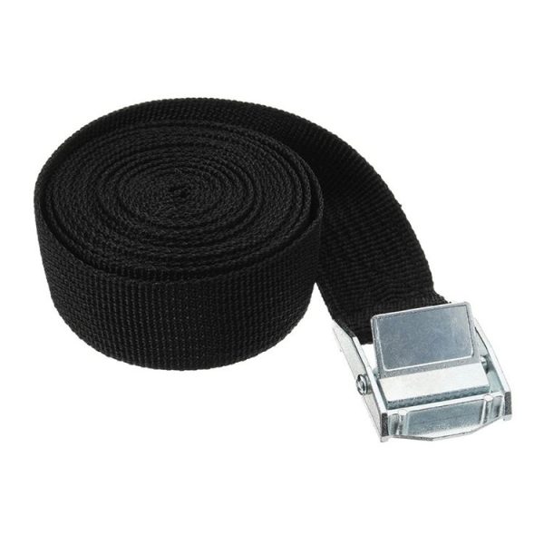 Car Tension Rope Luggage Strap Belt Auto Car Boat Fixed Strap with Alloy Buckle, Random Color Delivery, Size: 25mm x 4m - Image 2