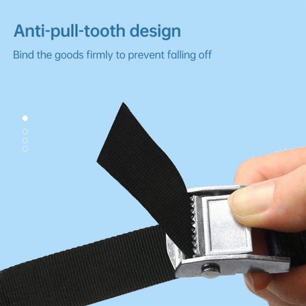 Car Tension Rope Luggage Strap Belt Auto Car Boat Fixed Strap with Alloy Buckle, Random Color Delivery, Size: 25mm x 4m - Image 6