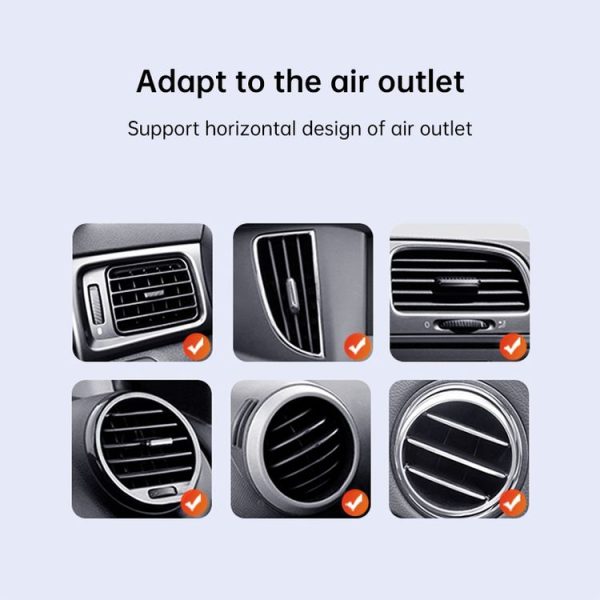 HAMTOD Little One Car Gravity Invisible Telescopic Mobile Phone Mount Holder (Silver) - Image 17
