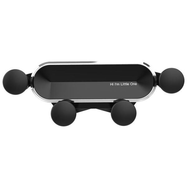 HAMTOD Little One Car Gravity Invisible Telescopic Mobile Phone Mount Holder (Silver) - Image 2