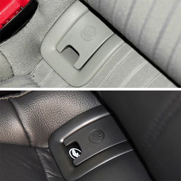 Car Rear Children Seat Isofix Cover for Audi A6 2013-2018 (Grey) - Image 6