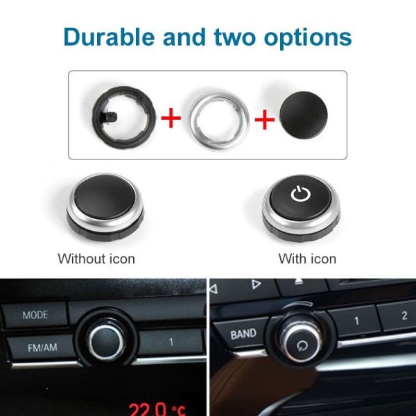 Car Radio Switch Button CD Player Volume Knob 64119350272 for BMW F15 - Image 3
