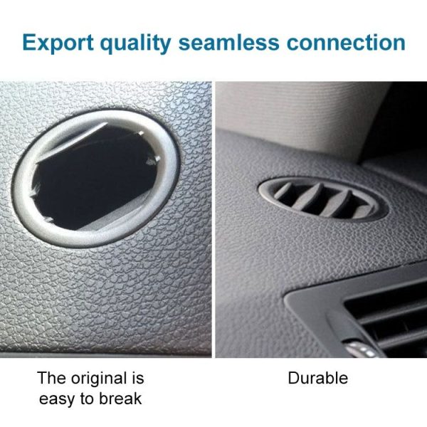 Car Left Side Dashboard Small Air Outlet Circular Air-conditioning Outlet for Mercedes-Benz C Class W204 (Brown) - Image 4