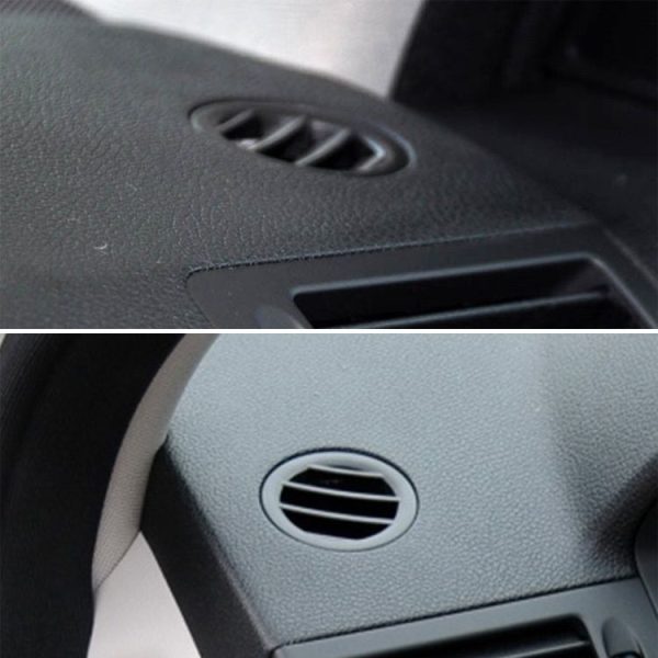 Car Left Side Dashboard Small Air Outlet Circular Air-conditioning Outlet for Mercedes-Benz C Class W204 (Brown) - Image 5