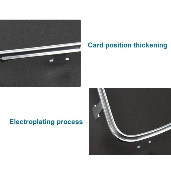2056830900 Car Cup Holder Electroplating Trim Decorative Frame for Mercedes-Benz C Class W205 - Image 3