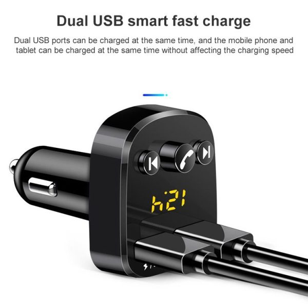362 Car Multi-functional Smart MP3 Player Bluetooth Hands-free Receiver - Image 3