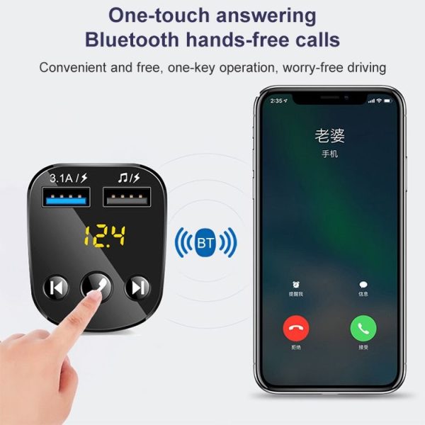 362 Car Multi-functional Smart MP3 Player Bluetooth Hands-free Receiver - Image 4