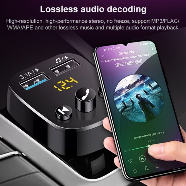 362 Car Multi-functional Smart MP3 Player Bluetooth Hands-free Receiver - Image 6