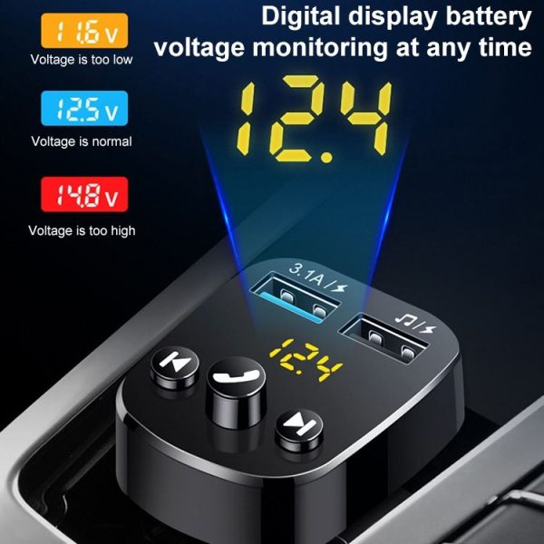 362 Car Multi-functional Smart MP3 Player Bluetooth Hands-free Receiver - Image 7