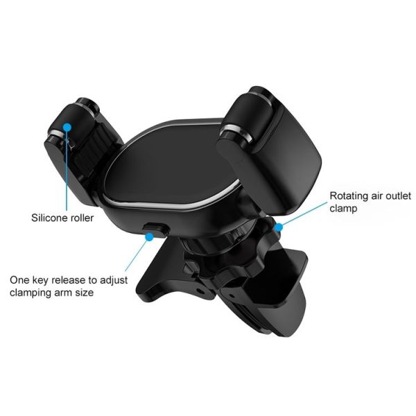V015 Car Air Outlet Mobile Phone Holder (Red) - Image 2