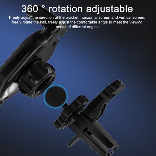 V015 Car Air Outlet Mobile Phone Holder (Red) - Image 3