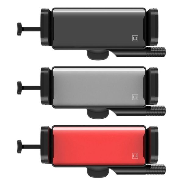 Automatic Induction Mobile Phone Car Aluminum Alloy Holder For 4.7-6.5 inch Mobile Phone (Grey) - Image 2