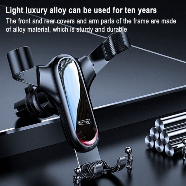 TORRAS W60 Gravity Car Air Outlet Holder, Style: Buckle Version (Black) - Image 3