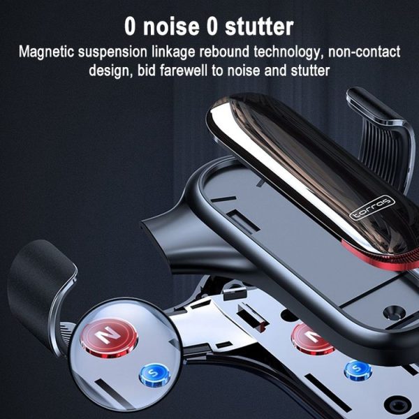 TORRAS W60 Gravity Car Air Outlet Holder, Style: Buckle Version (Black) - Image 4