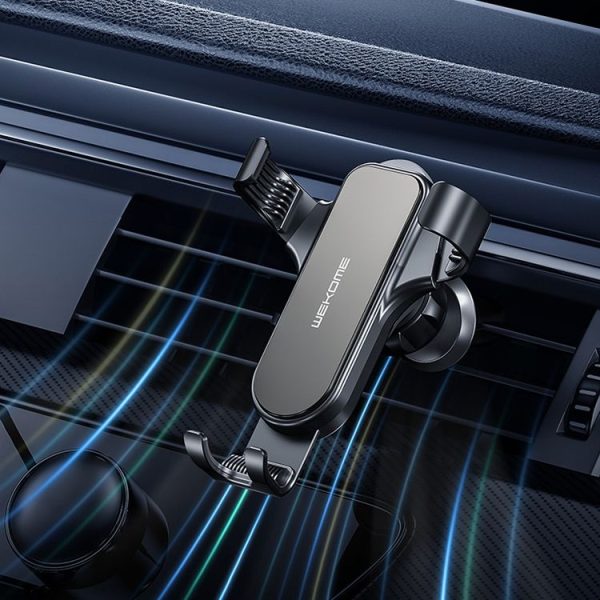 WK WA-S53 Metal 3 in 1 Car Gravity Phone Holder with Safety Hammer / Seat Belt Cutter - Image 2