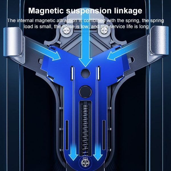 WK WA-S53 Metal 3 in 1 Car Gravity Phone Holder with Safety Hammer / Seat Belt Cutter - Image 6