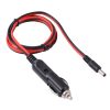 12V / 24V 5.5x2.1mm DC Power Supply Adapter Plug Coiled Cable Car Charger, Length: 1m