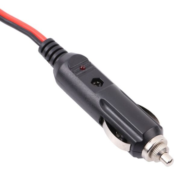 12V / 24V 5.5x2.1mm DC Power Supply Adapter Plug Coiled Cable Car Charger, Length: 1m - Image 4