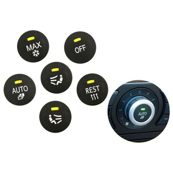 Car Air Conditioner Panel Switch Button OFF Key 6131 9250 196-1 for BMW E60 2003-2010, Left Driving - Image 2