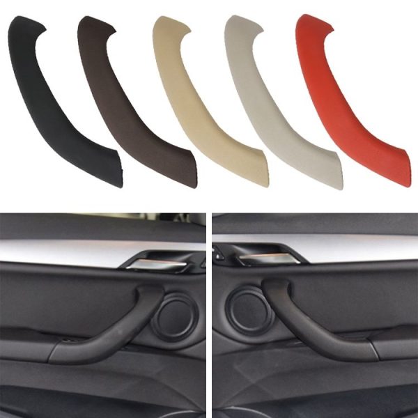 Car Right Side Inside Doors Handle Pull Trim Cover 51417417513 for BMW X1 2016-, Left Driving (Beige White) - Image 2