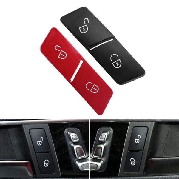 Car Right Side Door Lock Switch Buttons 2049058402 for Mercedes-Benz W204, Left Driving (Black) - Image 2
