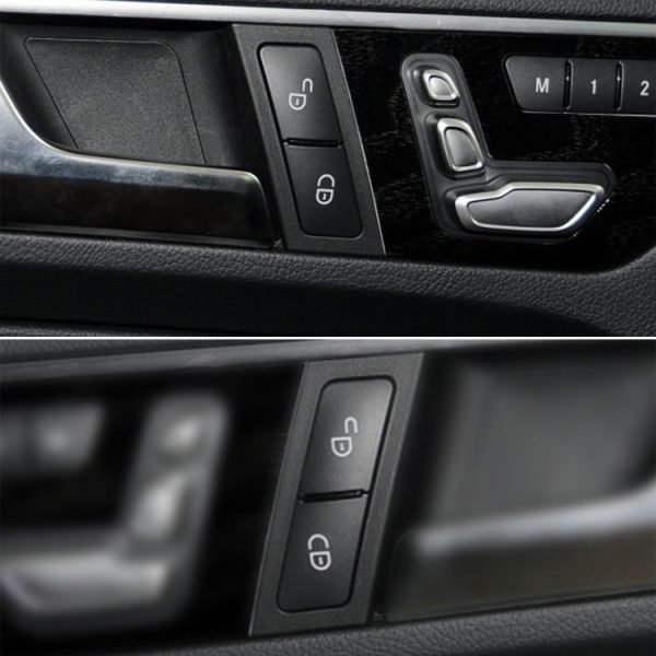 Car Right Side Door Lock Switch Buttons 2049058402 for Mercedes-Benz W204, Left Driving (Black) - Image 6