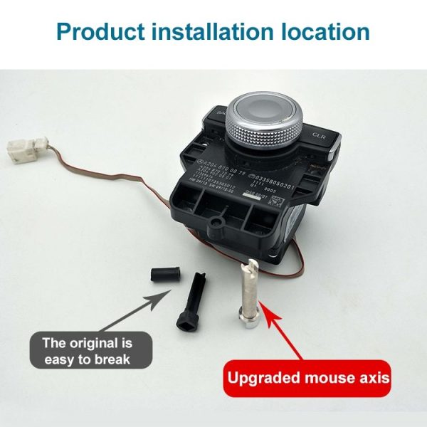 Car Central Control Large Knob Mouse Shaft for Mercedes-Benz W204 / W212, Left Driving - Image 4