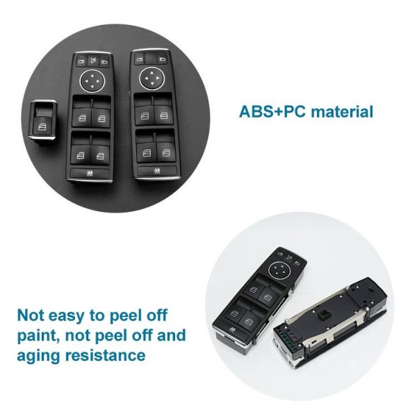 Car Single Window Glass Lift Switch for Mercedes-Benz W166, Left Driving - Image 3