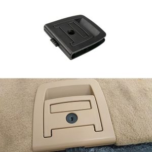 Car Rear Trunk Mat Carpet Handle with Hole 51479120283 for BMW X5 / X6 2006-2013, Left Driving (Black)