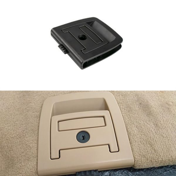 Car Rear Trunk Mat Carpet Handle with Hole 51479120283 for BMW X5 / X6 2006-2013, Left Driving (Black)