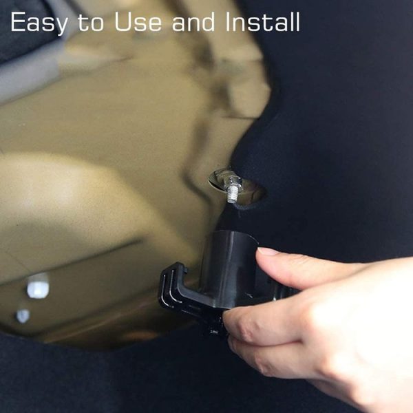 Car Trunk Grocery Bag Hook for Tesla Model 3 (Black) - Image 5