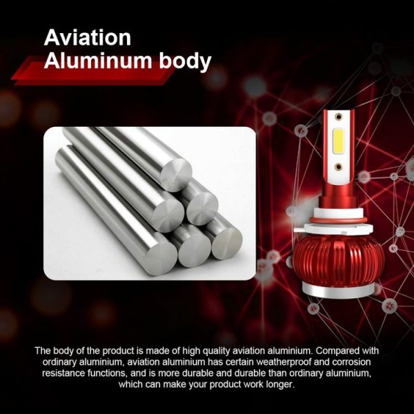 2 PCS K1 9005 / HB3 / H10 DC9-36V / 10W / 6000K / 1000LM IP68 Car LED Headlight Lamps (Cool White) - Image 5