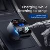 JOYROOM JR-CL02 Shadow Series Car Bluetooth MP3 Player Car Kit, Support TF Card & U Disk & Bluetooth Calling & QC3.0 Flash Charging - Image 11