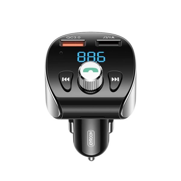 JOYROOM JR-CL02 Shadow Series Car Bluetooth MP3 Player Car Kit, Support TF Card & U Disk & Bluetooth Calling & QC3.0 Flash Charging - Image 2