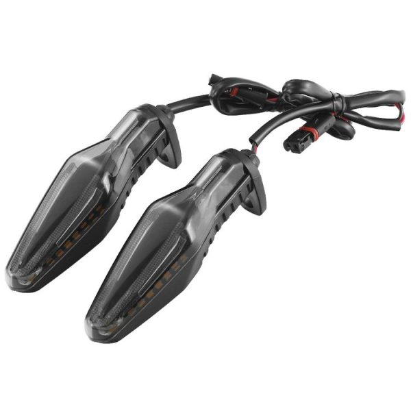 2pcs KC062 For BMW R1200 Motorcycle 18LEDs Turn Signal Light (Transparent Black) - Image 2