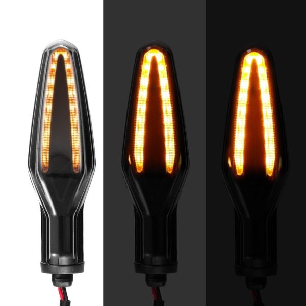 2pcs KC062 For BMW R1200 Motorcycle 18LEDs Turn Signal Light (Transparent Black) - Image 5