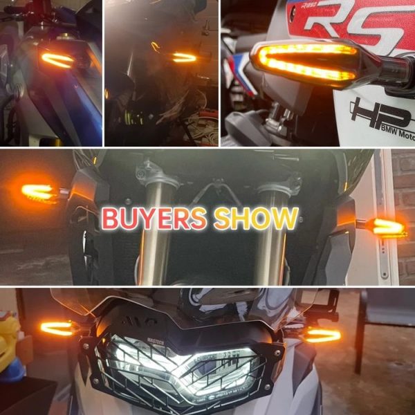 2pcs KC062 For BMW R1200 Motorcycle 18LEDs Turn Signal Light (Transparent Black) - Image 6
