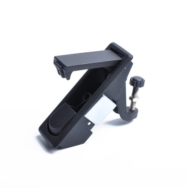 Black Zinc Alloy Adjustable Lever Hand Operated Compression Latch with Raised Trigger for RV / Trailer, Non-Locking - Image 2