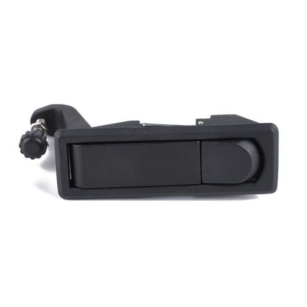 Black Zinc Alloy Adjustable Lever Hand Operated Compression Latch with Raised Trigger for RV / Trailer, Non-Locking - Image 4