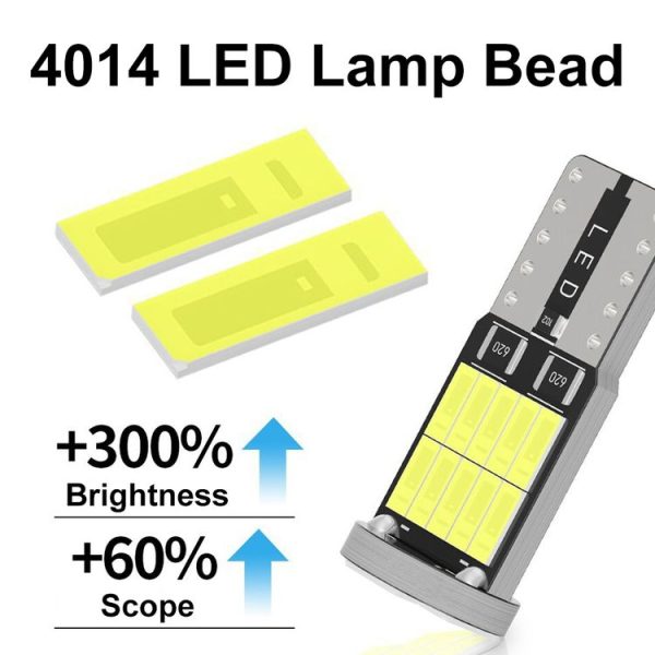 10pcs T10 4014-26SMD Car Bright Lights LED Clearance Light Lamp Reading Light (White Light) - Image 6