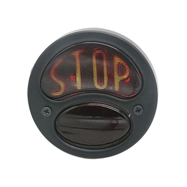 Motorcycle Universal Retro Classic LED Tail Lights (Black) - Image 3
