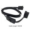 Car OBD Extended Diagnostic Tool OBD2 16PIN to DB9 Serial RS232 Cable with Switch - Image 3
