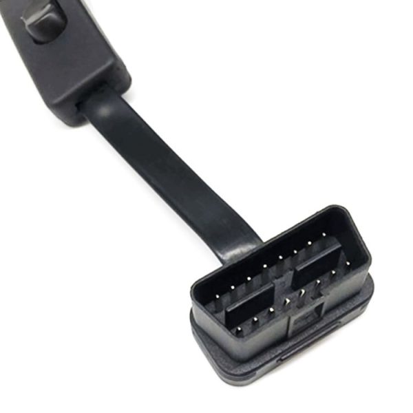Car OBD Extended Diagnostic Tool OBD2 16PIN to DB9 Serial RS232 Cable with Switch - Image 4