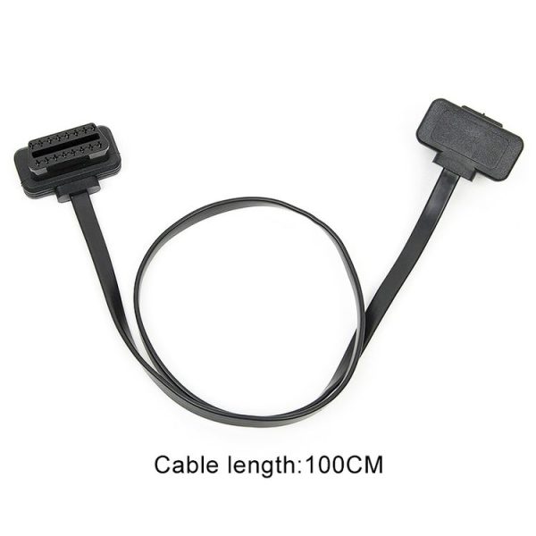 16PIN Car OBD Diagnostic Extended Cable OBD2 Male to Female Cable, Cable Length: 100cm - Image 3