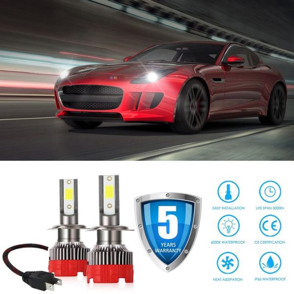 2 PCS EV18 H7 DC9-30V 20W 6000K 2500LM Car LED Headlight Lamps - Image 11